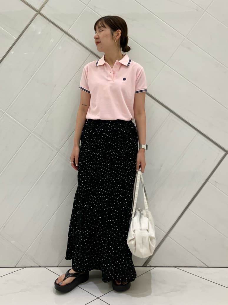 FREAK’S STOREのMARY QUANT × PUBLUX/マリークワント 鹿の子 ワンポイント ライン ポロシャツ 限定展開を使ったコーディネートを紹介します。｜Rakuten Fashion(楽天ファッション／旧楽天ブランドアベニュー)7244719