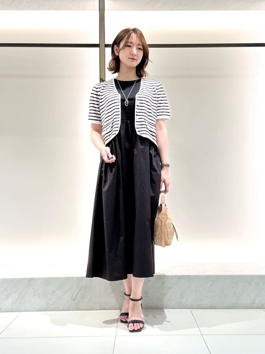 ANAYI | ポンチ*タフタバックシャン ワンピース | Rakuten Fashion