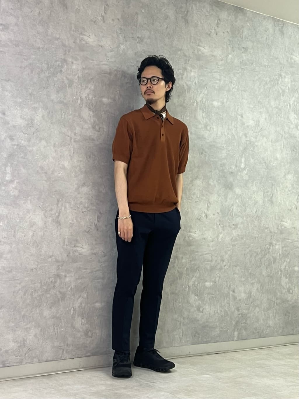 UNITED ARROWS | シャーリーカーン バーズアイ ニットポロシャツ