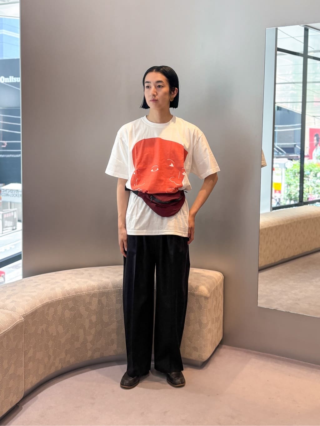 6別注Are You Different TWO PEOPLE RED Tシャツ BEAUTY&YOUTH UNITED ARROWS | 【別注】<Are You Different for 6>TWO