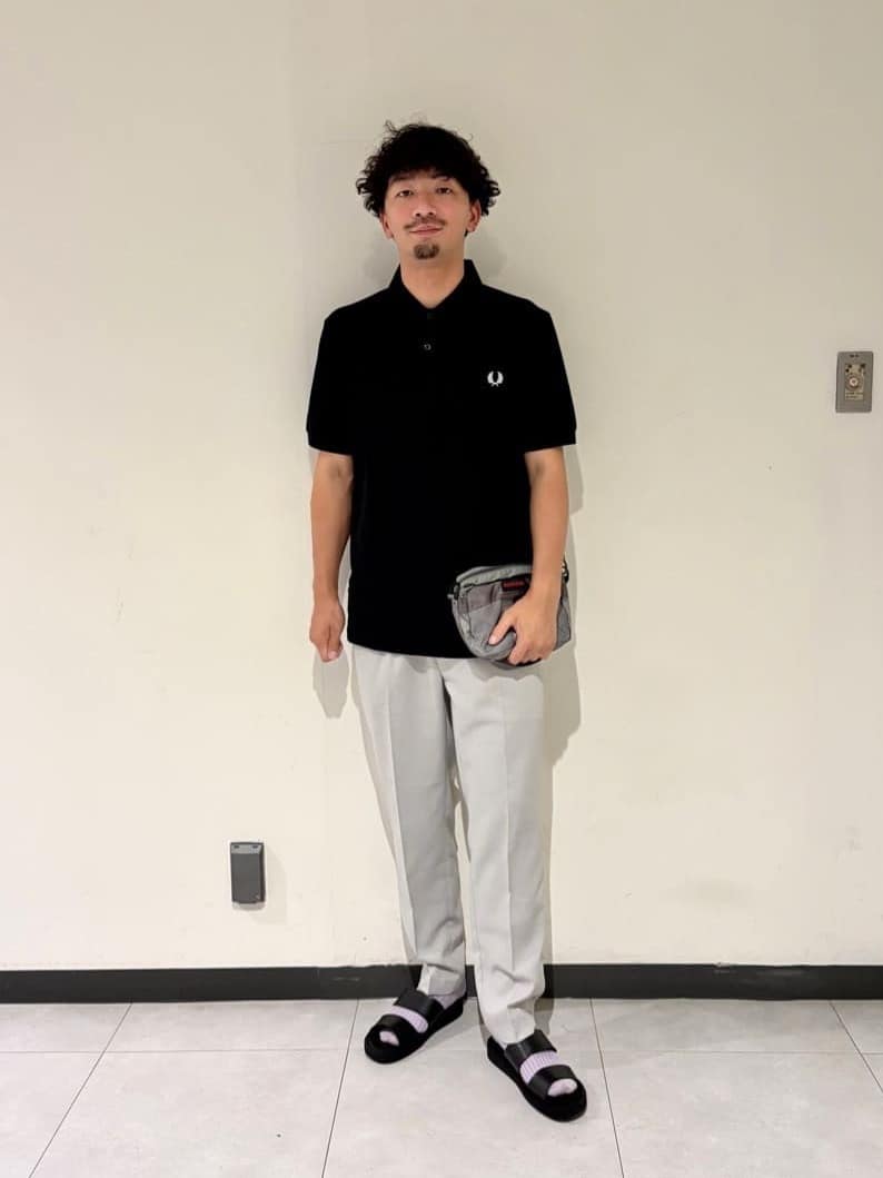 FRED PERRY 半袖ポロシャツ ボックスシルエット FRED PERRY（フレッドペリー） (SALE)ポロシャツ ボックスフィット