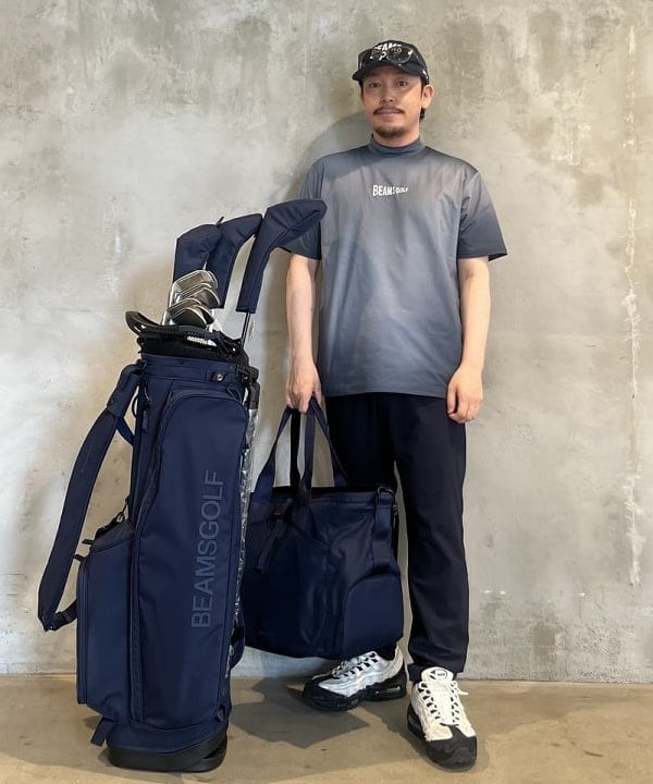 BEAMS GOLF | NSG-NYLON OX スタンド キャディバッグ ネイビー