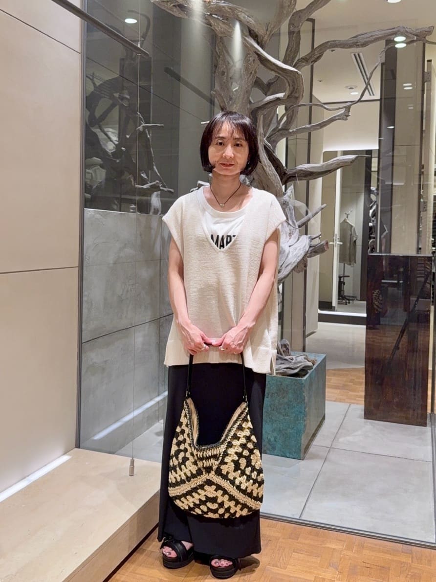 GALLARDAGALANTEのサイドスリットニットを使ったコーディネートを紹介します。｜Rakuten Fashion(楽天ファッション／旧楽天ブランドアベニュー)7246695