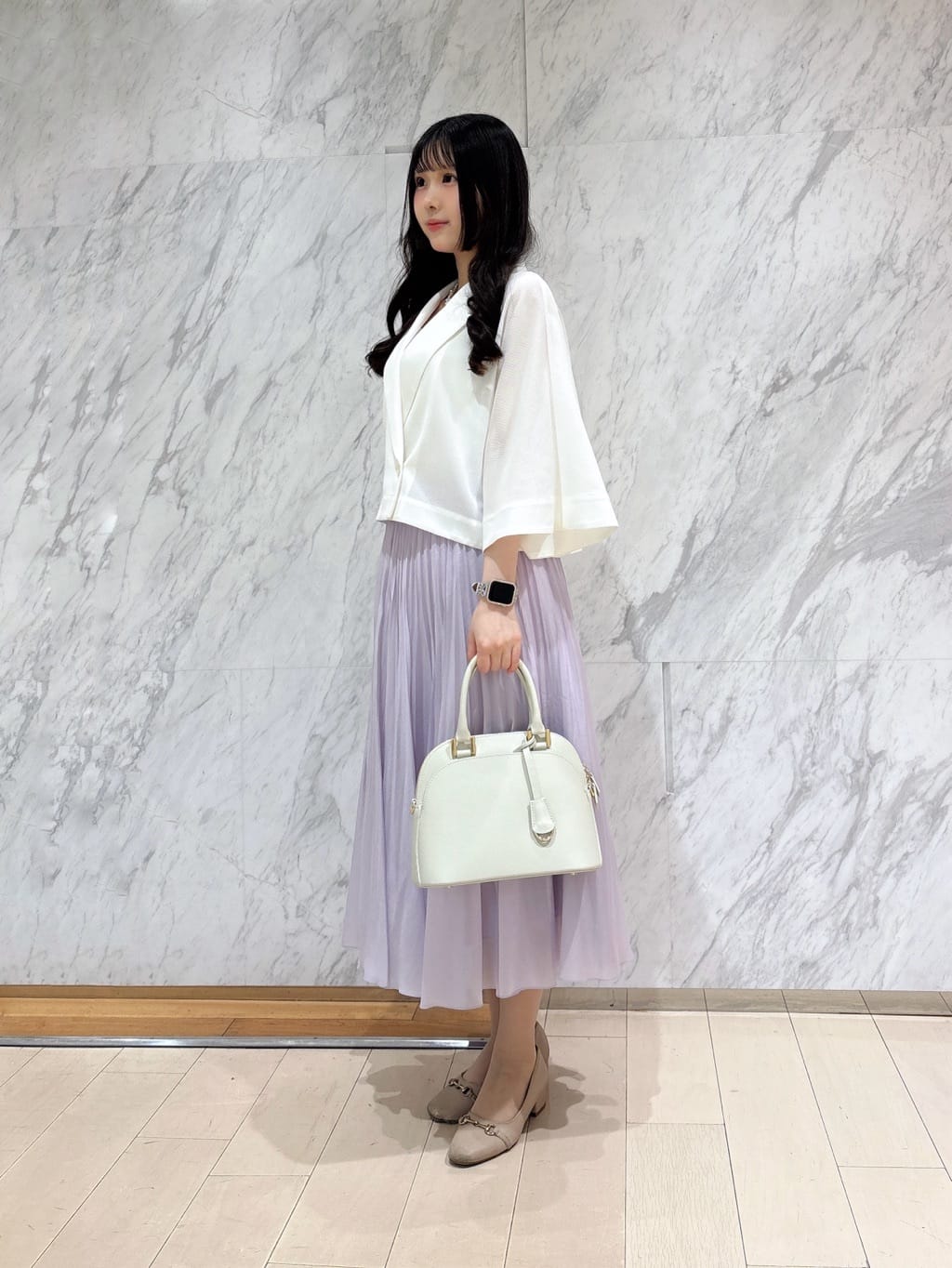 ANAYI | テンセルポリオーガンプリーツ スカート | Rakuten Fashion