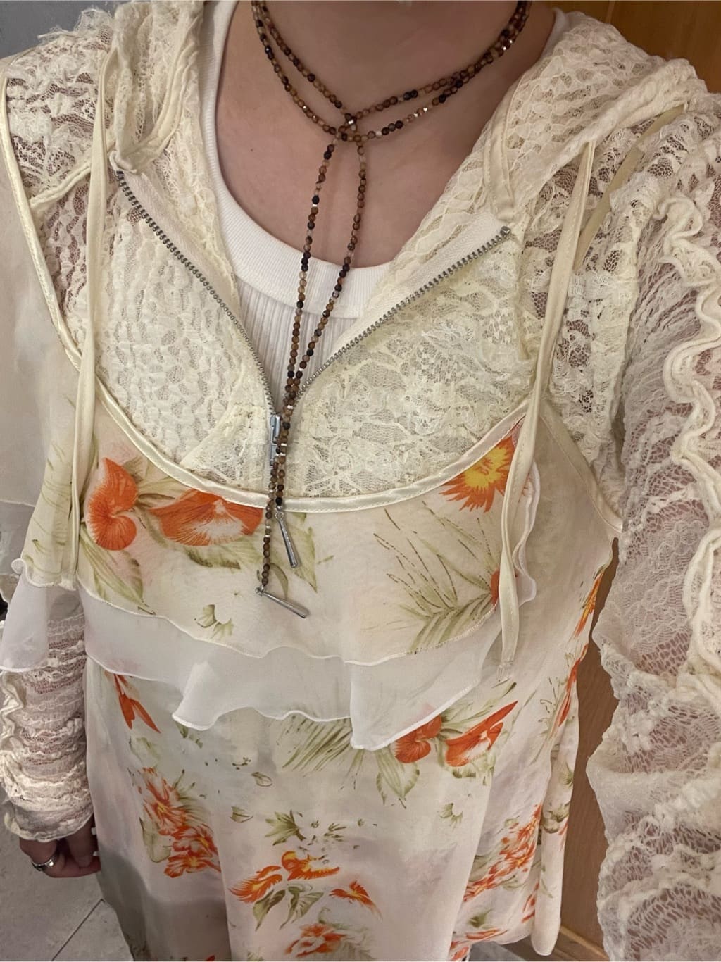 ear PAPILLONNERの【uchida企画】シェーディングコードネックレスを使ったコーディネートを紹介します。｜Rakuten Fashion(楽天ファッション／旧楽天ブランドアベニュー)7248787
