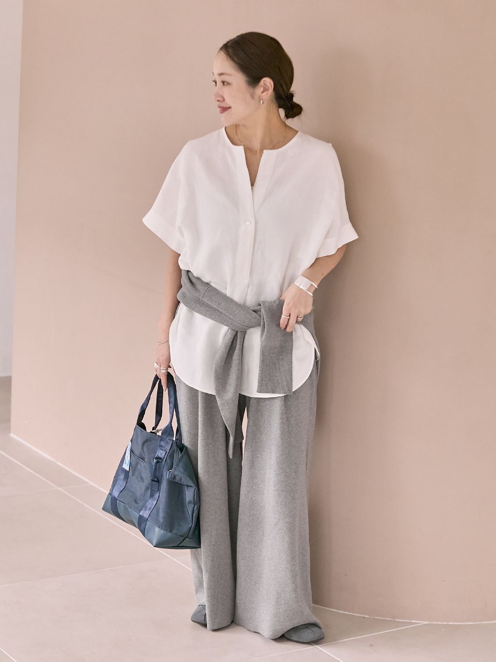 JOURNAL STANDARD | レーヨン麻ノーカラーブラウス | Rakuten Fashion