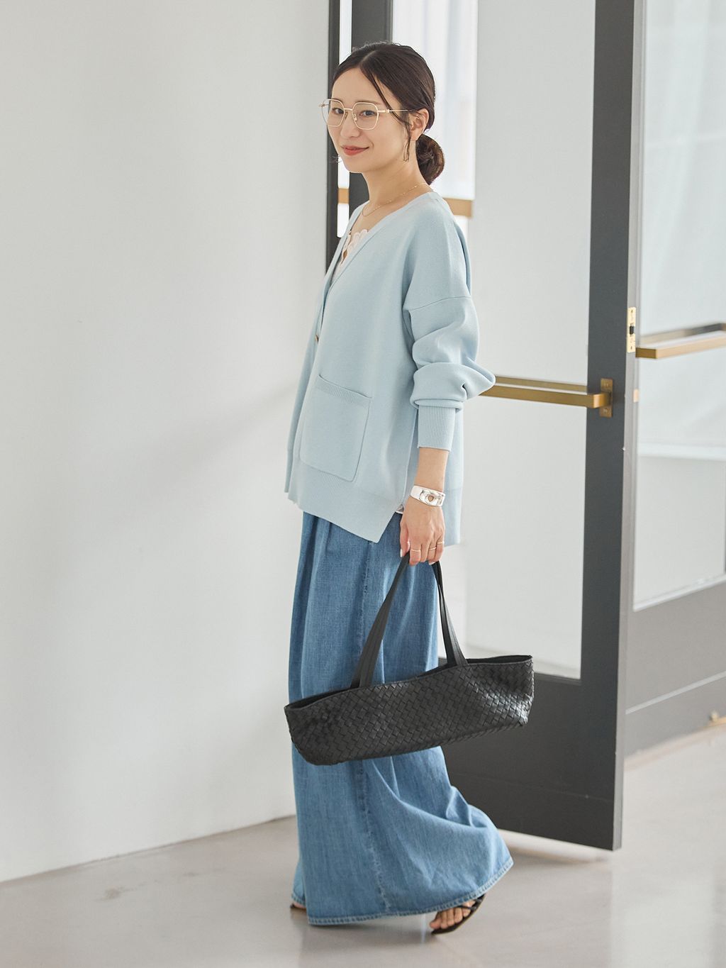 JOURNAL STANDARDの《追加予約》ダブルフェイスフェザークルーネック