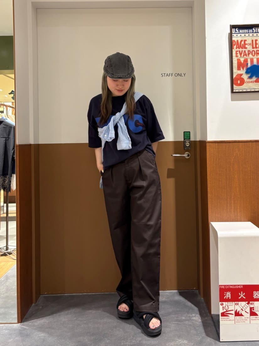 FREAK’S STOREのMade in U.S.A ヘビーウェイト オーバーサイズ クルーネック プリントTシャツ type 3を使ったコーディネートを紹介します。｜Rakuten Fashion(楽天ファッション／旧楽天ブランドアベニュー)7249549