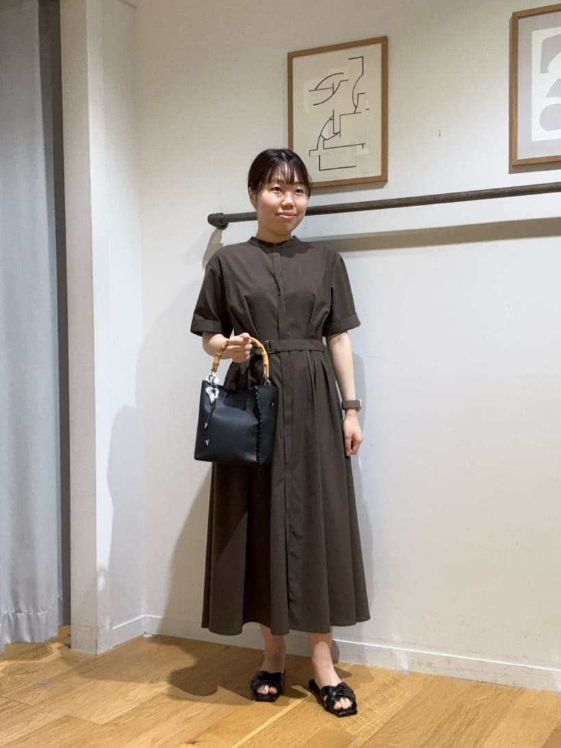 UNITED ARROWS green label relaxing | ベルト フレア ワンピース