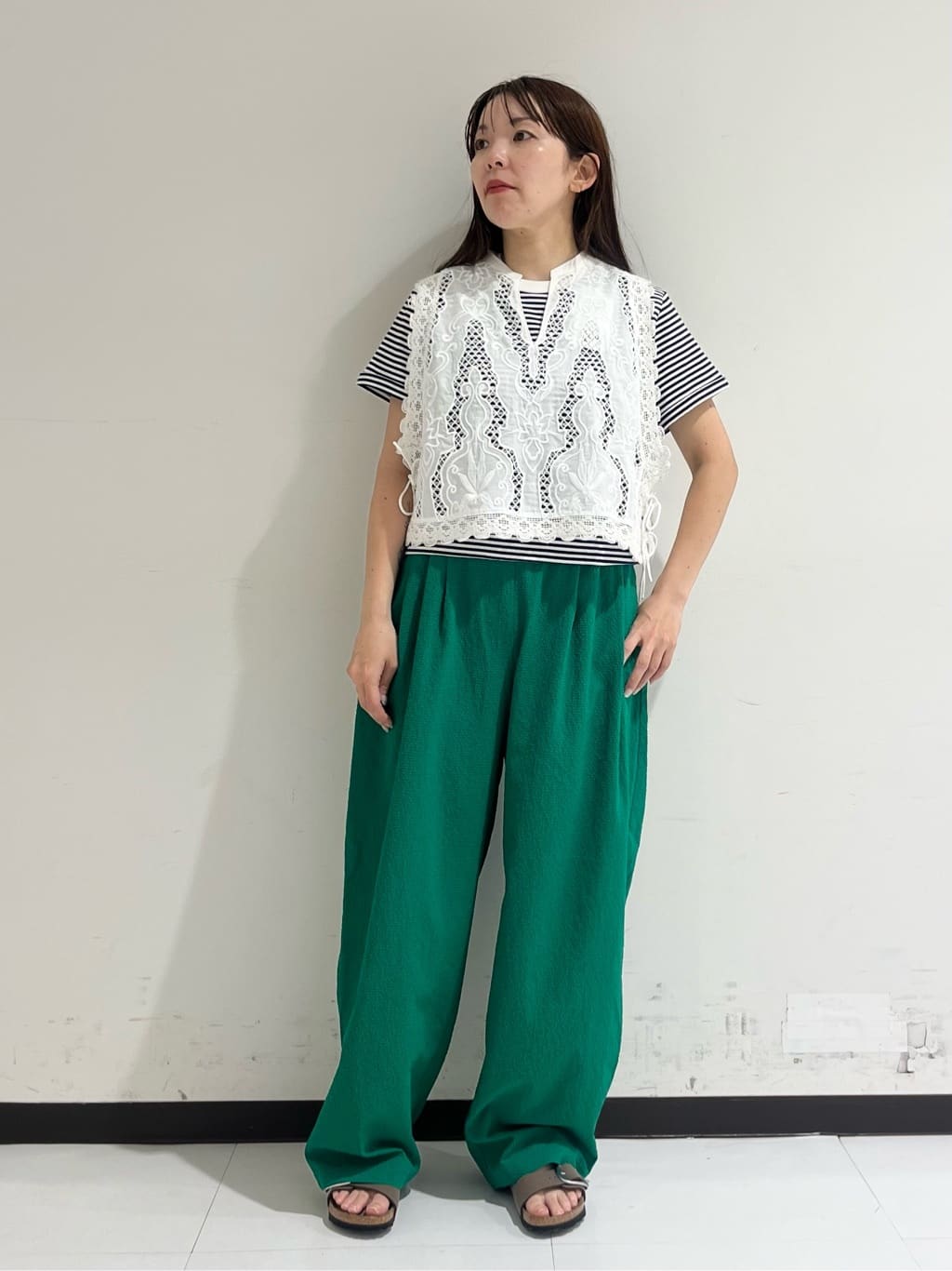 UNITED ARROWS green label relaxing | エンブロイダリー ベスト