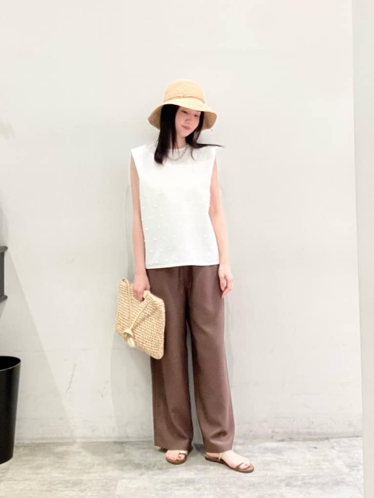 BEAUTY&YOUTH UNITED ARROWS | ドット ジャガード ノースリーブ