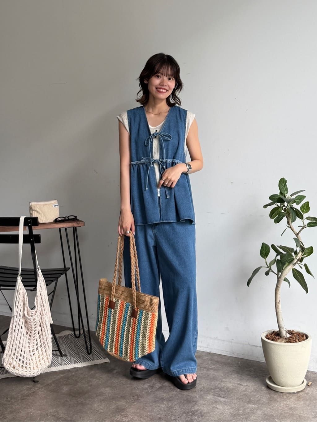 CPCM | デニムビスチェセットアップ | Rakuten Fashion(楽天