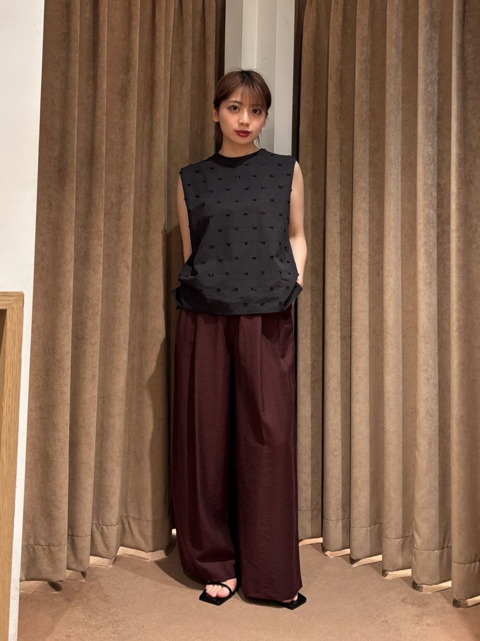 BEAUTY&YOUTH UNITED ARROWS | ドット ジャガード ノースリーブ
