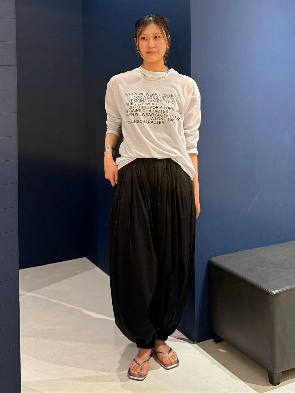 Curensology | 【UNIVERSAL OVERALL】別注シアーロングスリーブTシャツ