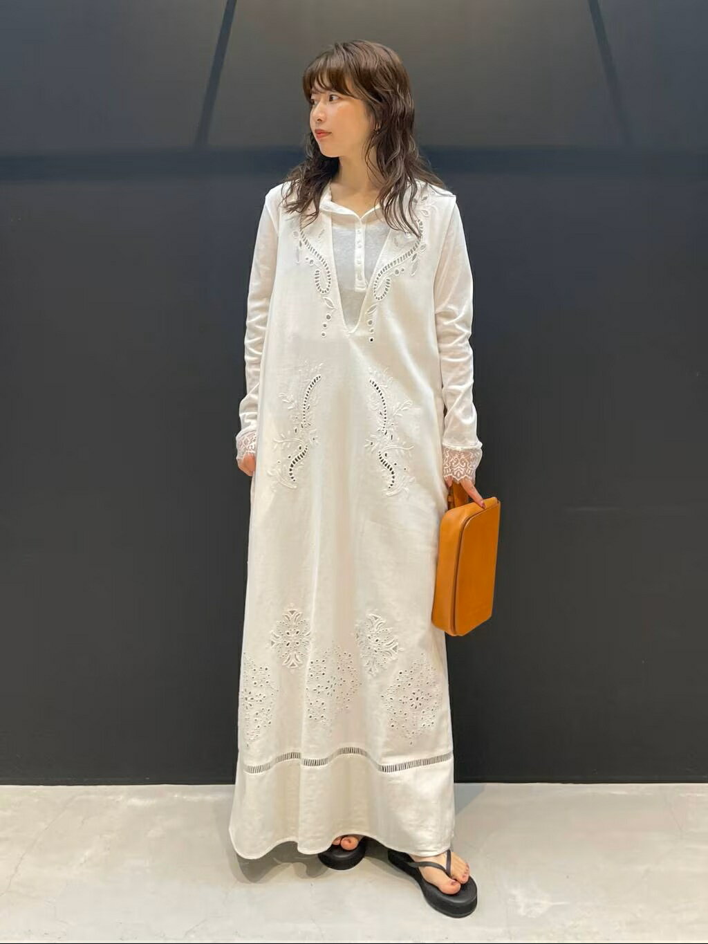 Curensology | コットンカットワークワンピース | Rakuten Fashion