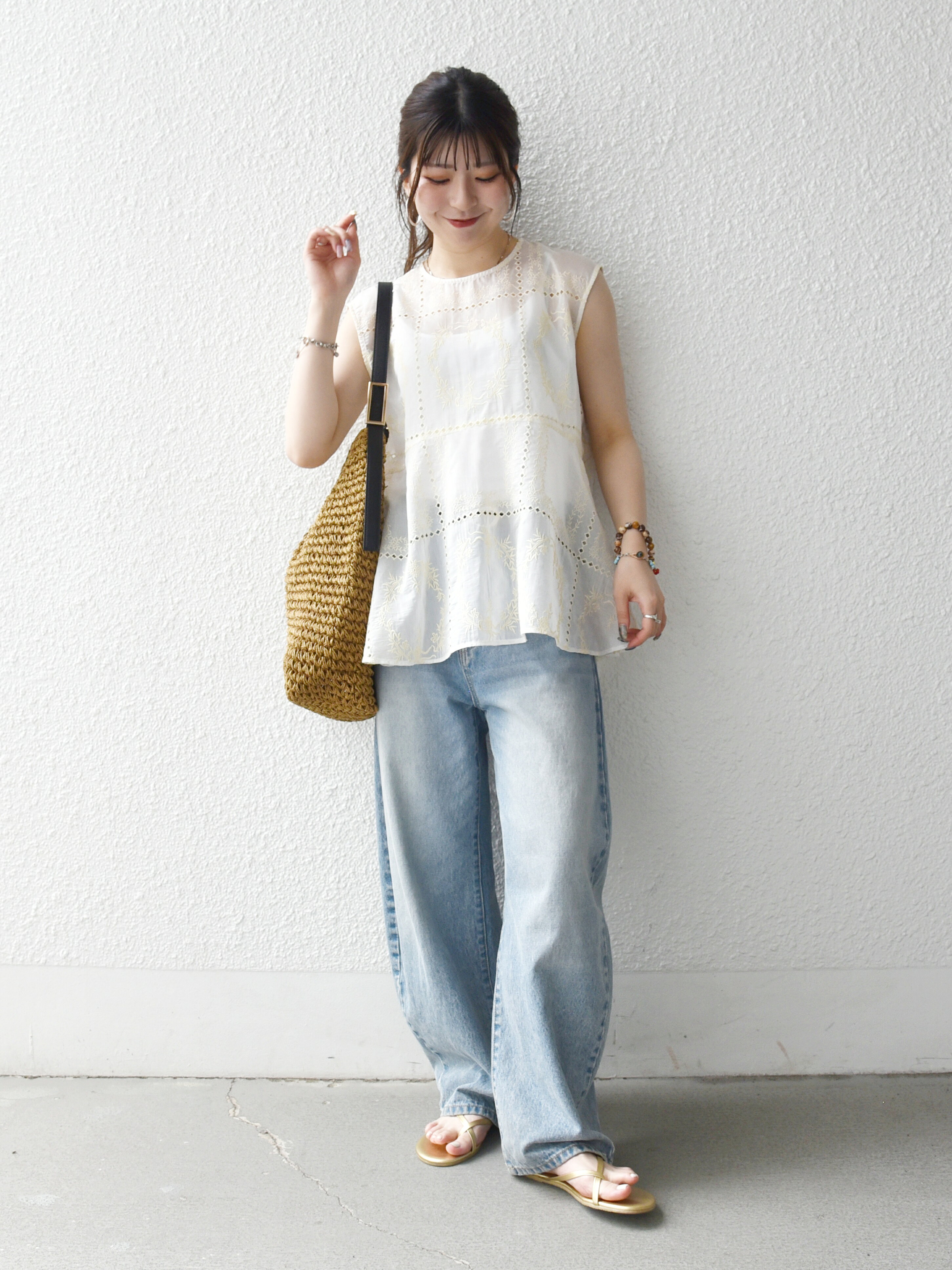 bon_meur ボンミュール コクーン シルエット デニム パンツ シップス bon_meurコクーンシルエットデニムパンツ SHIPSシップス - メルカリ