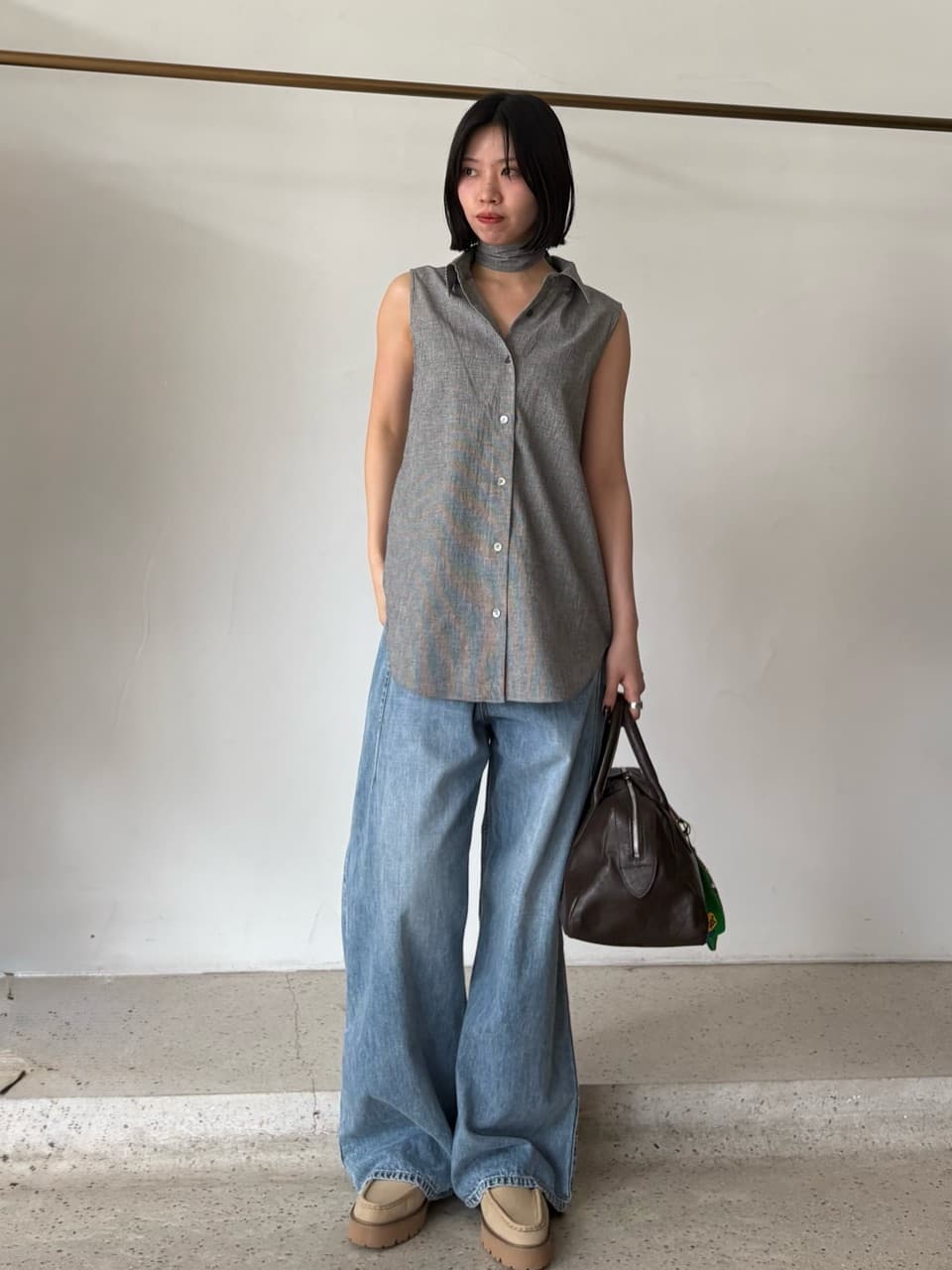 Whim Gazette | 【Hoaw.】Tストラップローファー | Rakuten Fashion