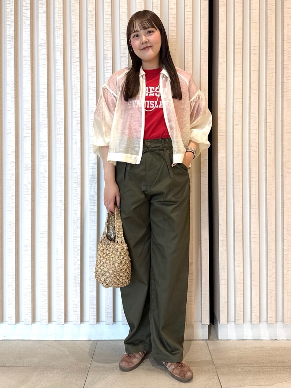 FREAK’S STOREのシアーブルゾン/シアージャケット 全3色を使ったコーディネートを紹介します。｜Rakuten Fashion(楽天ファッション／旧楽天ブランドアベニュー)7252906