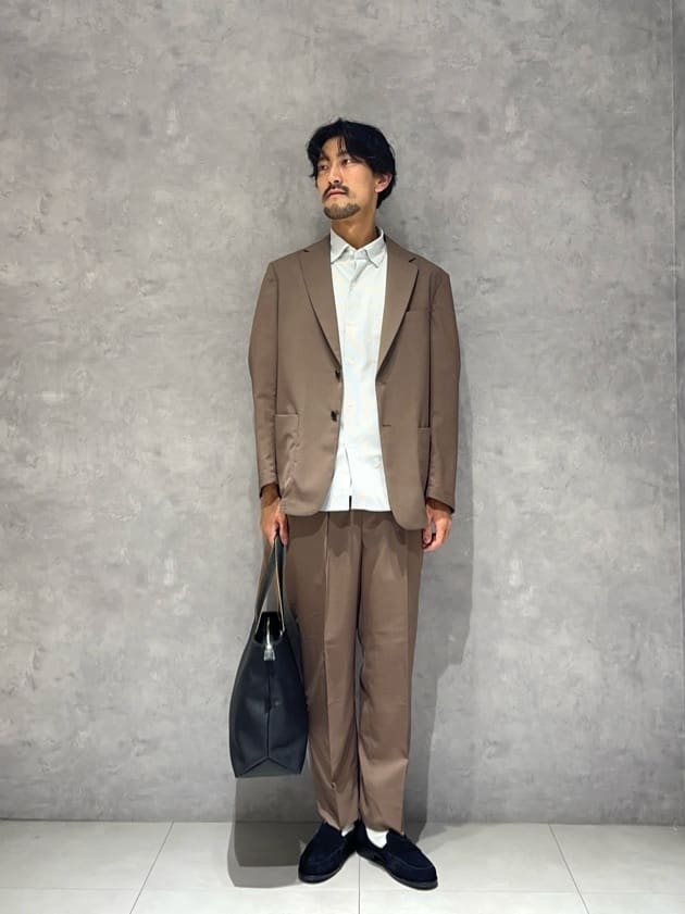 UNITED ARROWS green label relaxing | シボ レザーライク ジップ