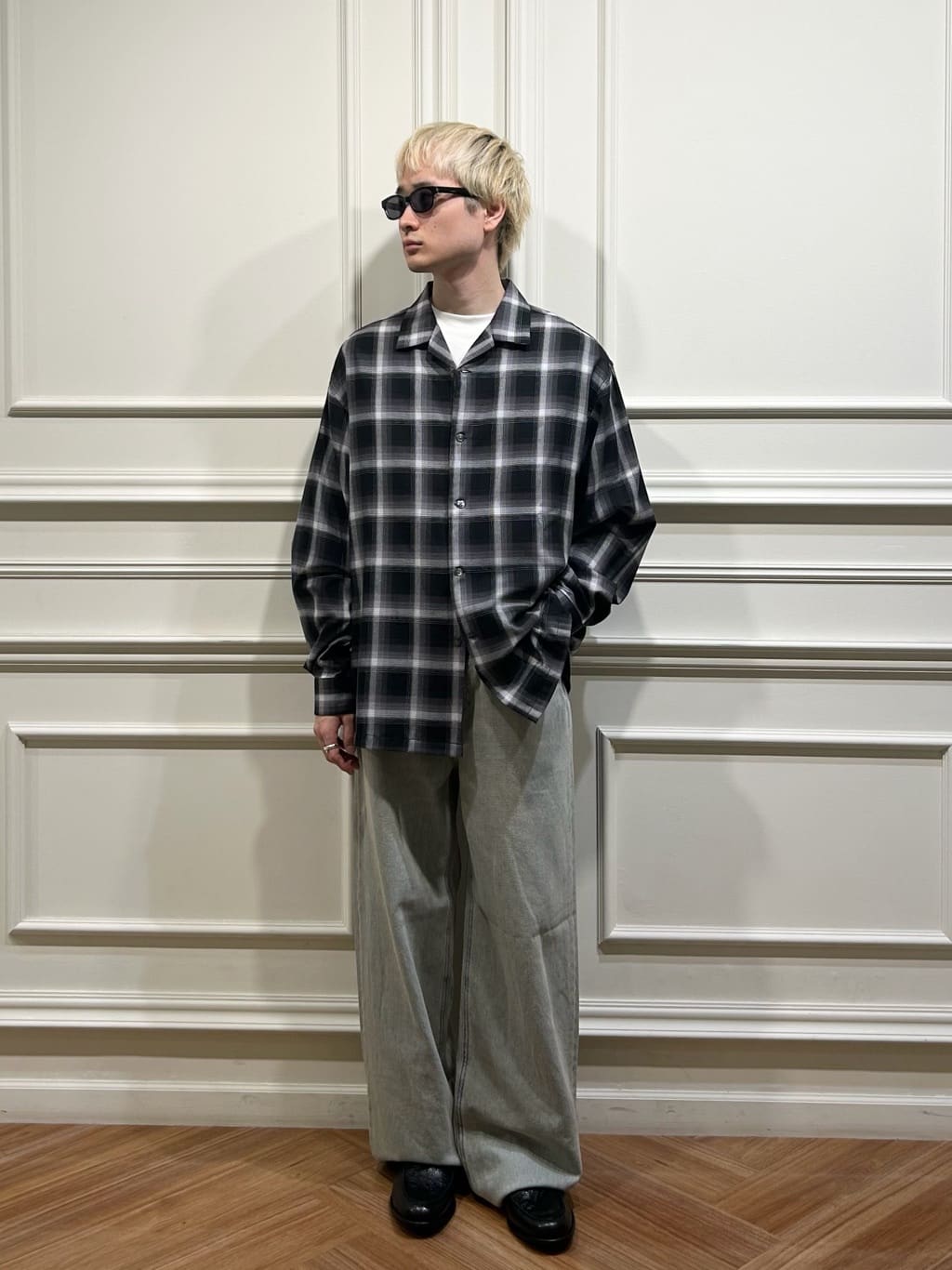 BEAUTY&YOUTH UNITED ARROWS | コットン レーヨン オンブレ チェック