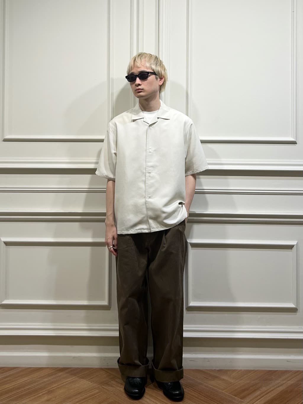 BEAUTY&YOUTH UNITED ARROWS | シルキータッチ ナロー オープンカラー