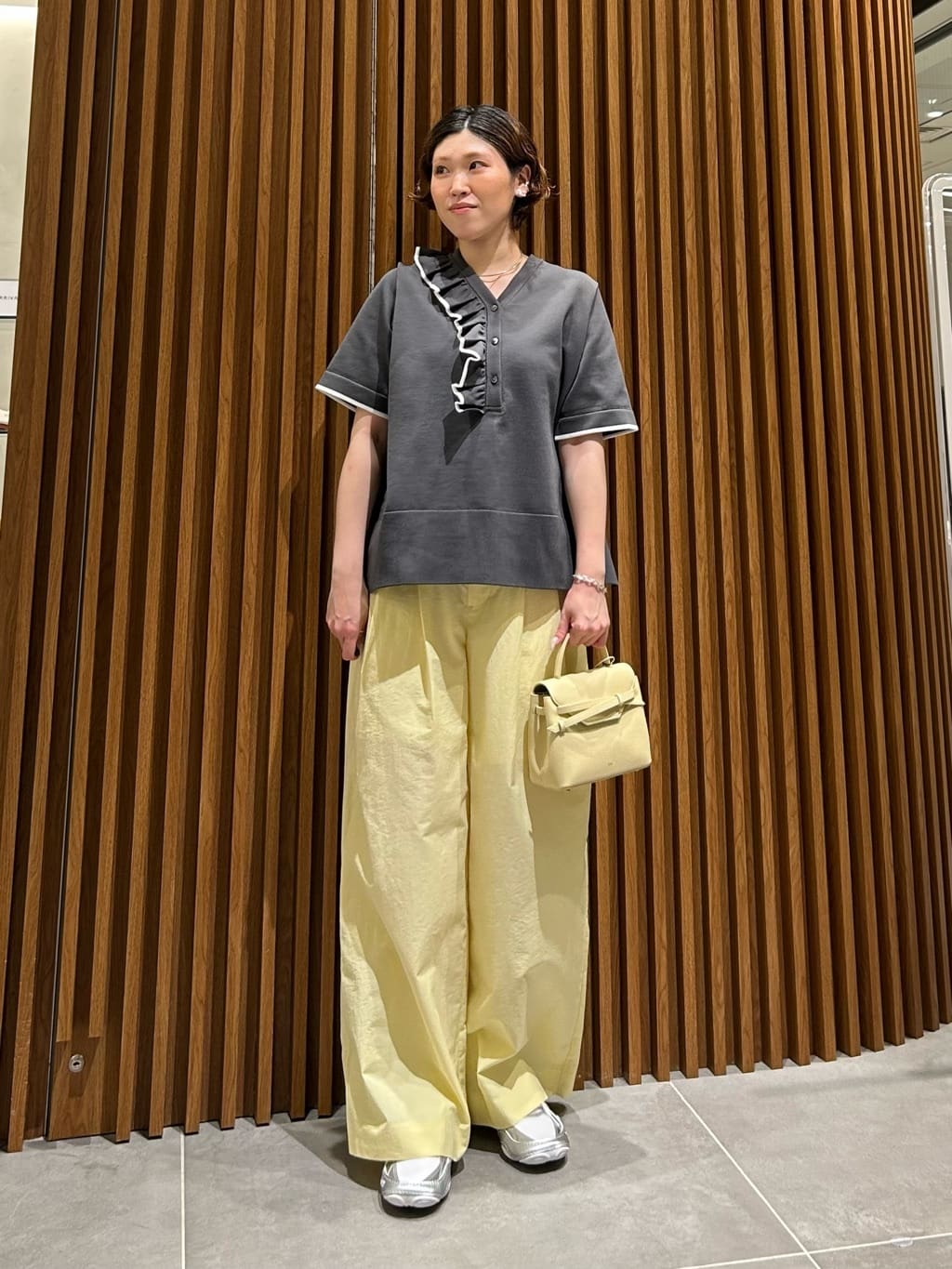 UNITED ARROWS | ミニマル フリル ショートスリーブ ニット | Rakuten