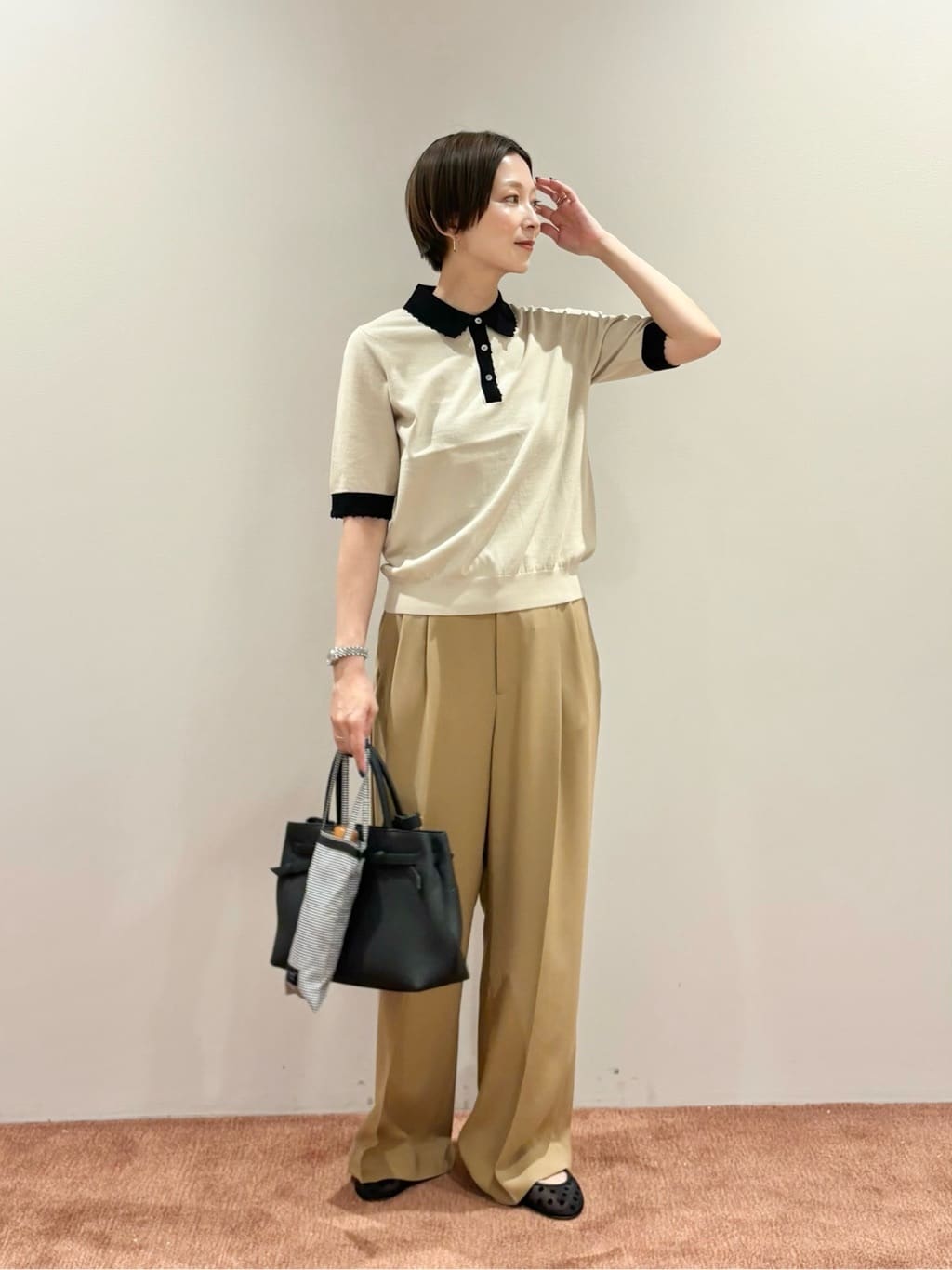 UNITED ARROWS | クロシェ ポロニット -ウォッシャブル- | Rakuten