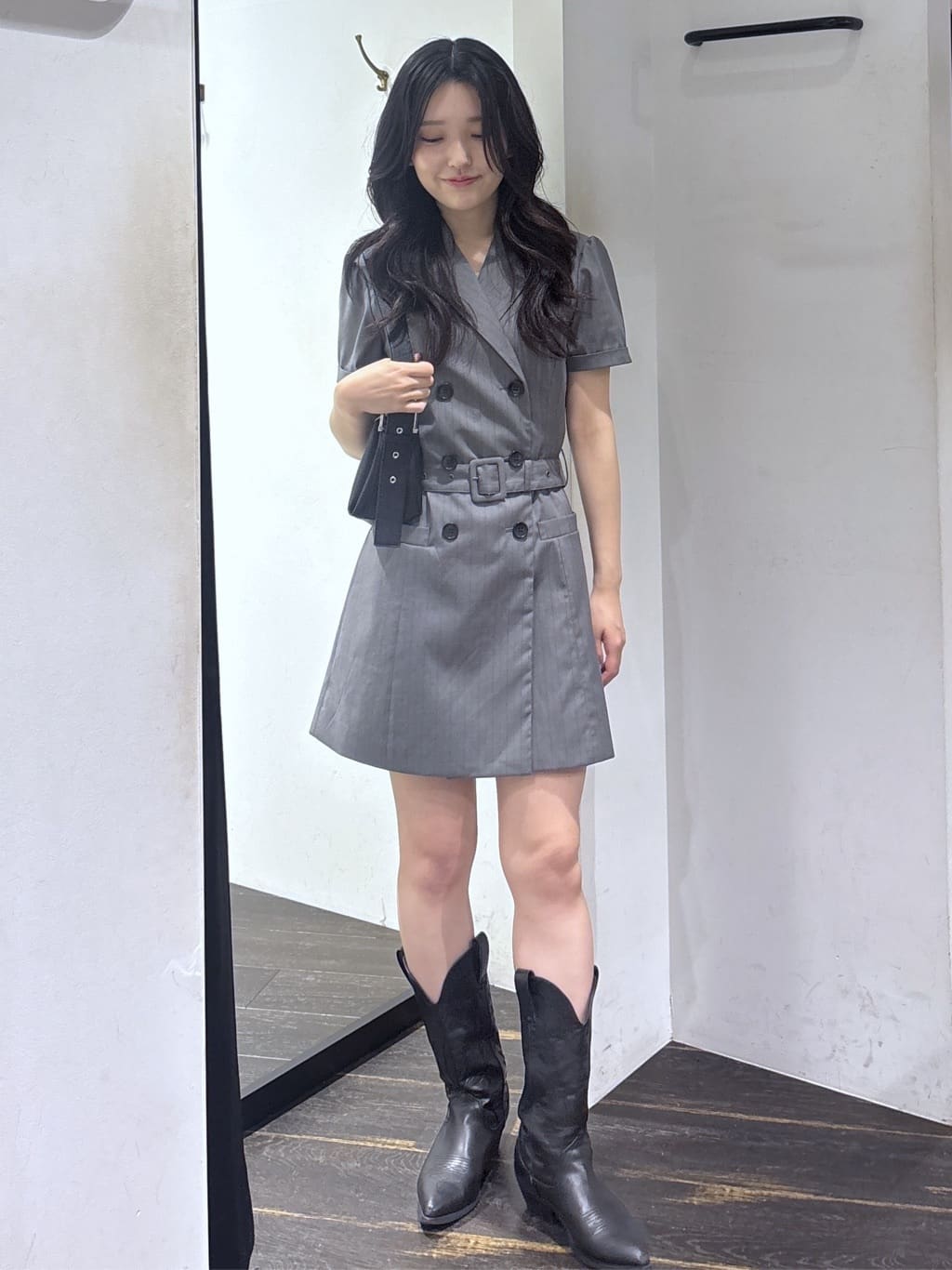 moussy | DOUBLE BREASTED BLAZER MINI ワンピース | Rakuten Fashion