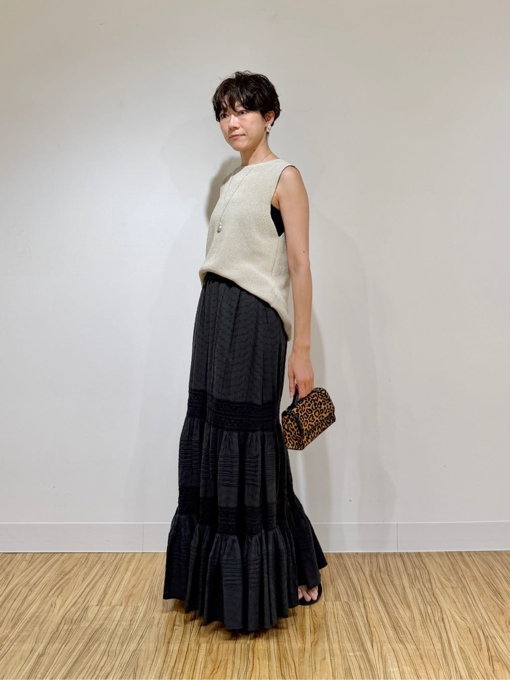 Whim Gazette | ペーパーノースリーブニット | Rakuten Fashion(楽天