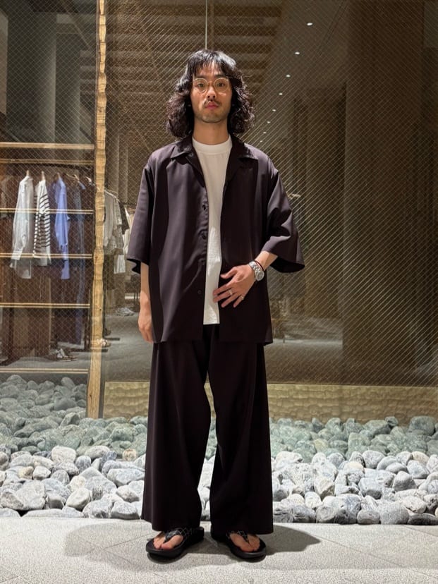 UNITED ARROWS | <LOEFF>トロピカルウール オープンカラー シャツ MENS