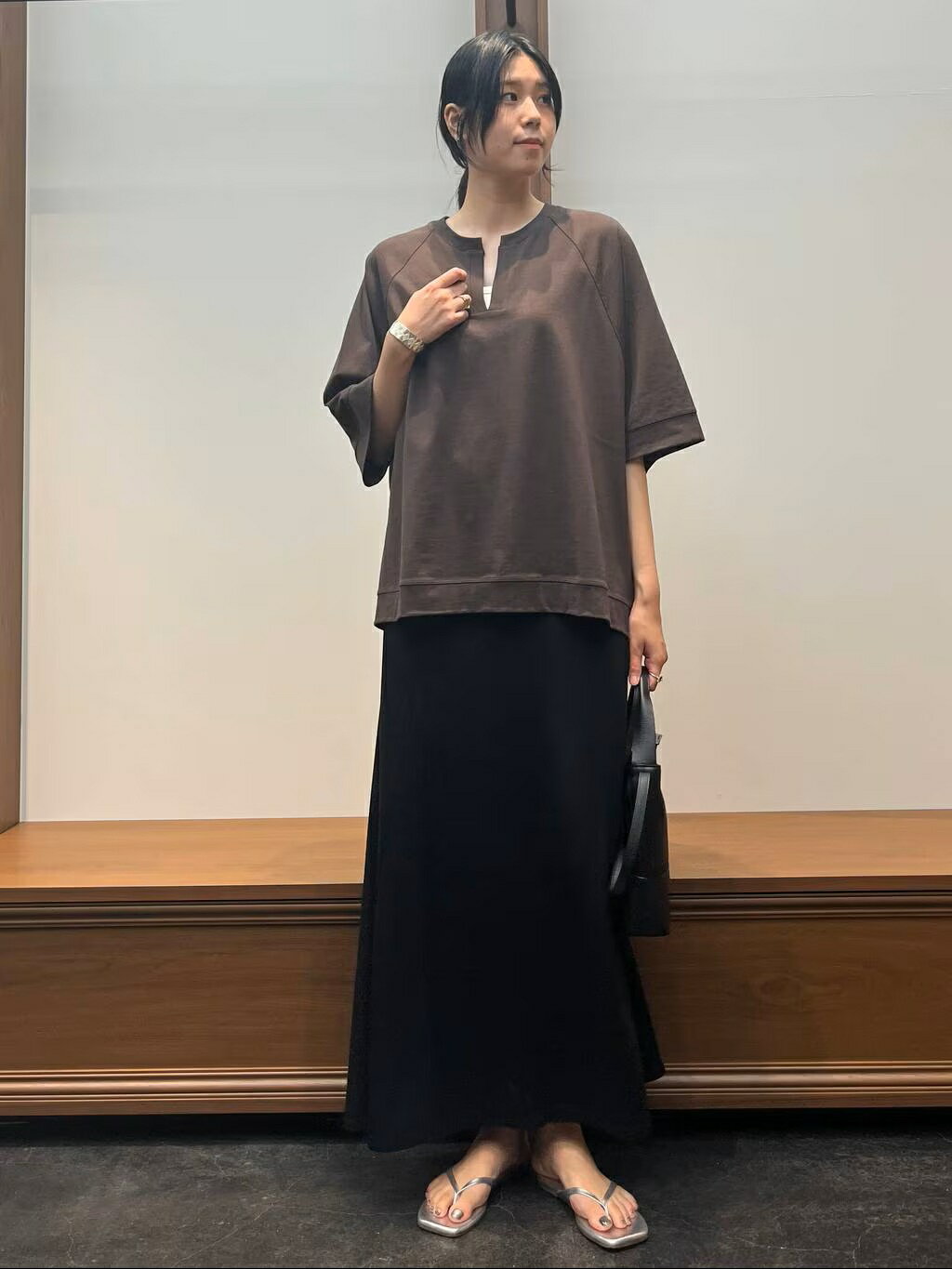 Curensologyのベアテンジクフレアスカートを使ったコーディネートを紹介します。｜Rakuten Fashion(楽天ファッション／旧楽天ブランドアベニュー)7257773