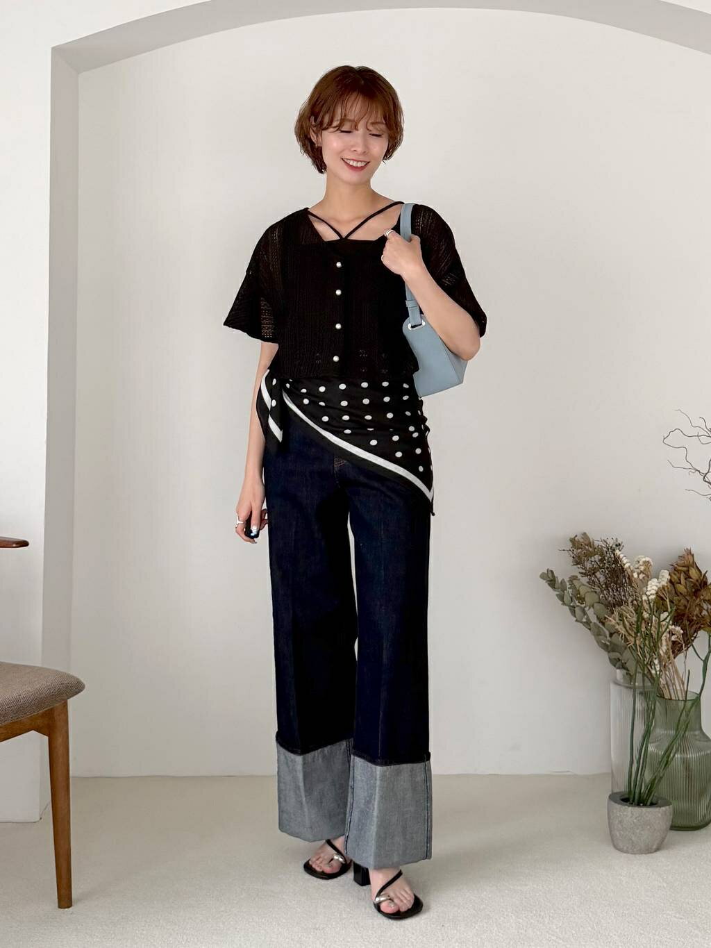 mysty womanのラッセルレースアンサンブルSSを使ったコーディネートを紹介します。｜Rakuten Fashion(楽天ファッション／旧楽天ブランドアベニュー)7257755