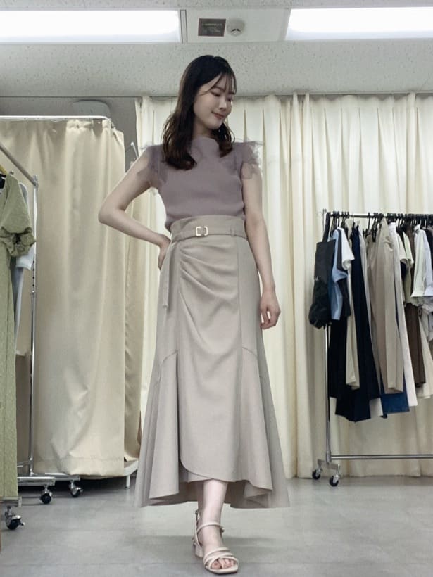 natural couture | <mizukoto>ドレープデザインマーメイドスカート