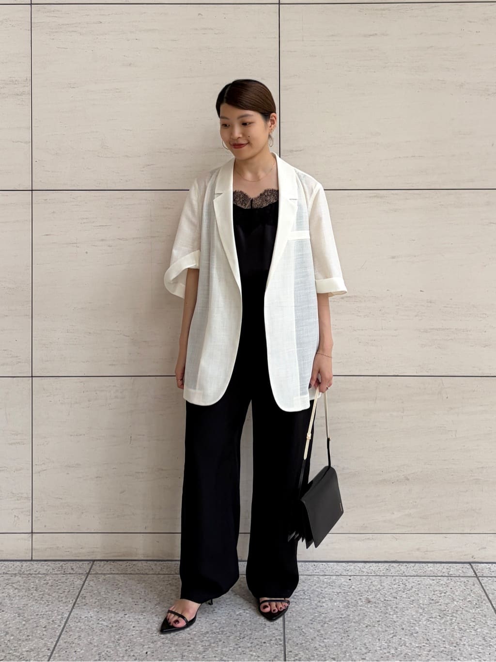 UNITED ARROWS | <conte>サテン レース キャミソールブラウス