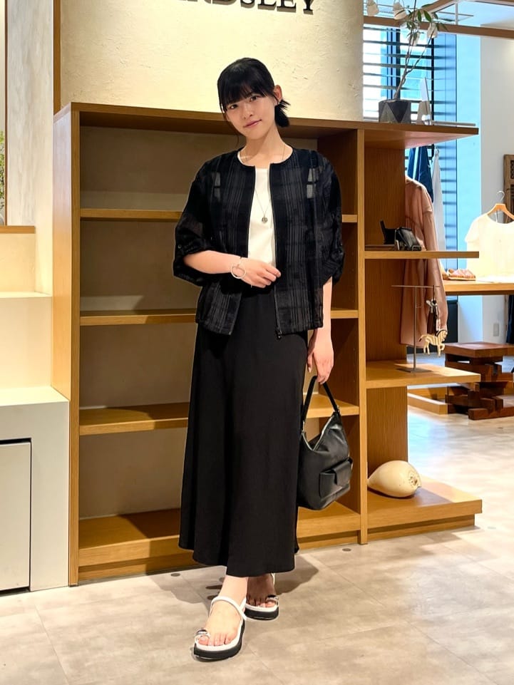 ショートバレル　4セットまとめ売り BEARDSLEY | ストレッチジョーゼットバイヤススカート【セットアップ
