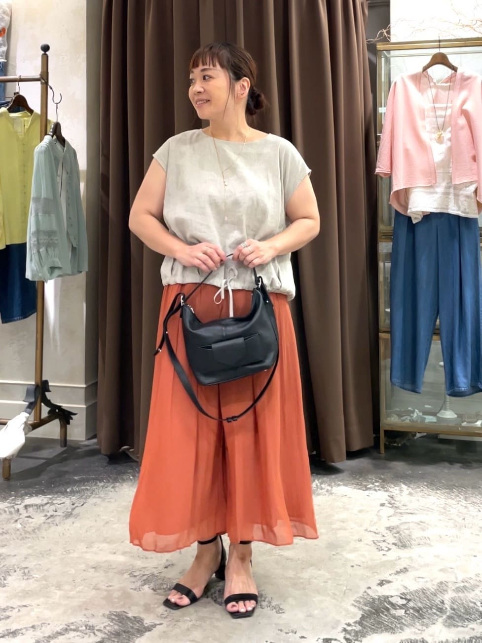 BEARDSLEY | NEWシワシフォンギャザーパンツ | Rakuten Fashion(楽天