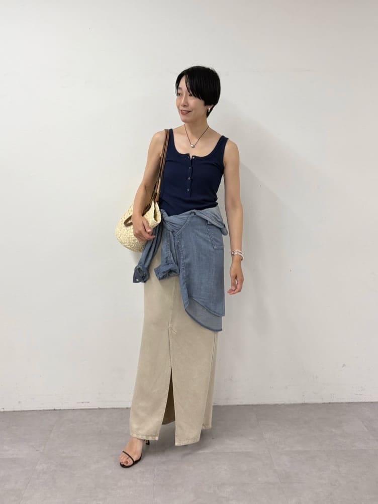 GALLARDAGALANTEの2WAYヘンリータンクトップを使ったコーディネートを紹介します。｜Rakuten Fashion(楽天ファッション／旧楽天ブランドアベニュー)7260822