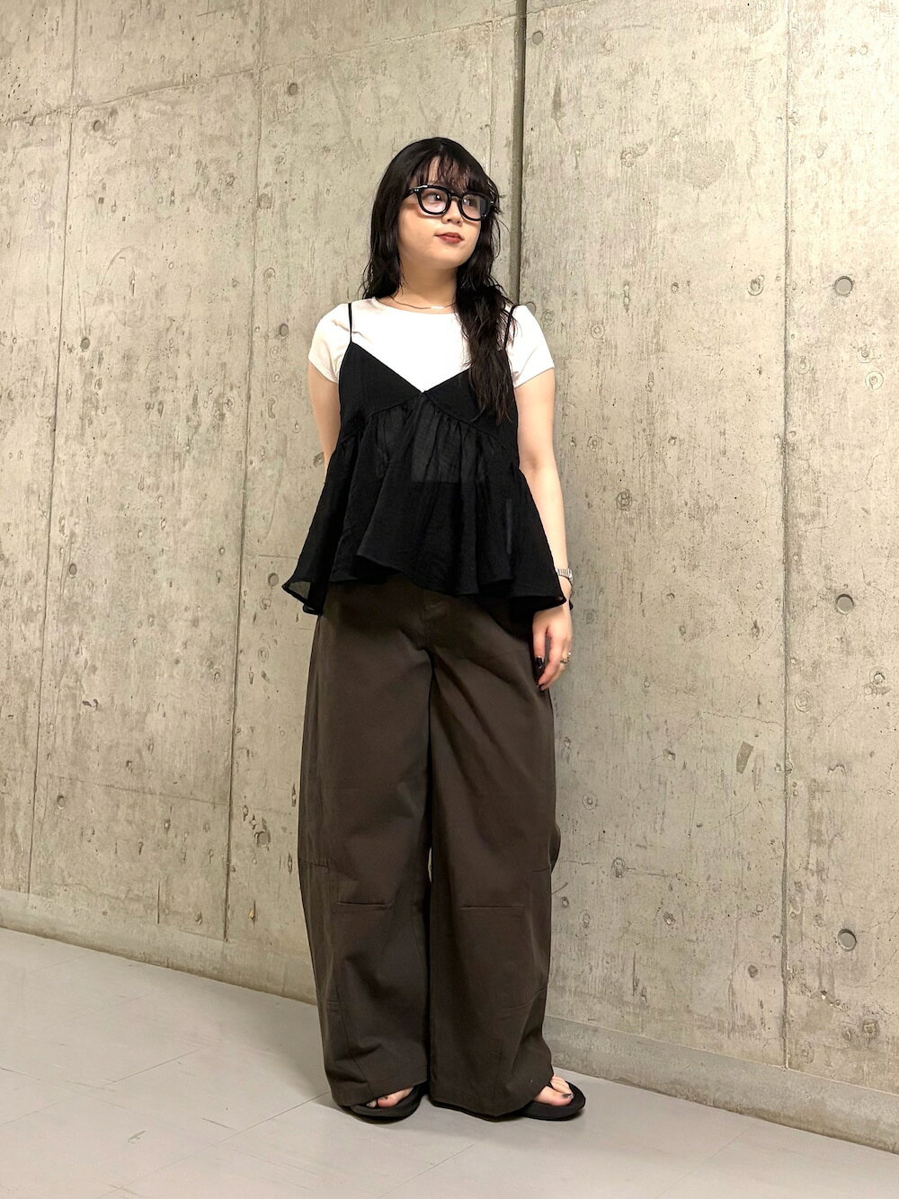 KBF | ボリュームギャザーシアービスチェ | Rakuten Fashion(楽天
