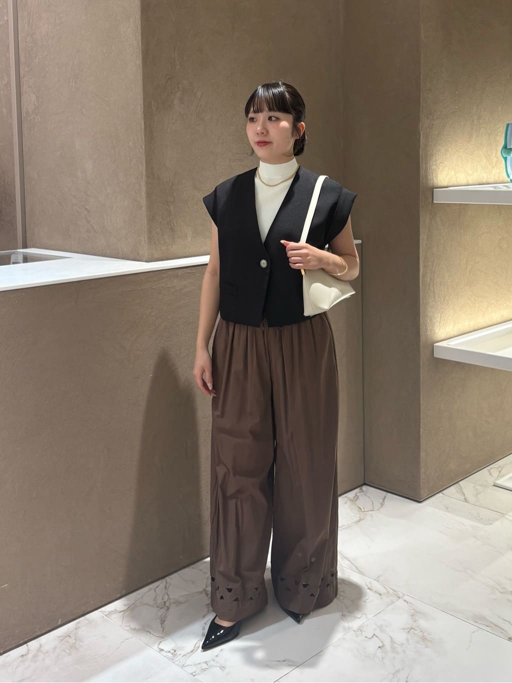 allureville | フレンチスリーブショートジレ | Rakuten Fashion(楽天