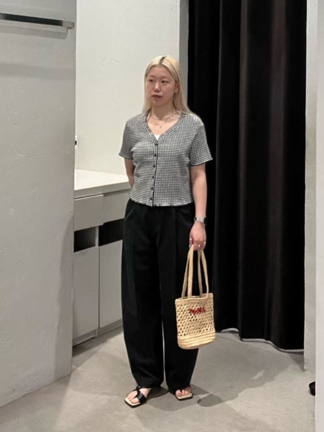 BEAUTY&YOUTH UNITED ARROWS | ソリッド&チェック Vネック ショート