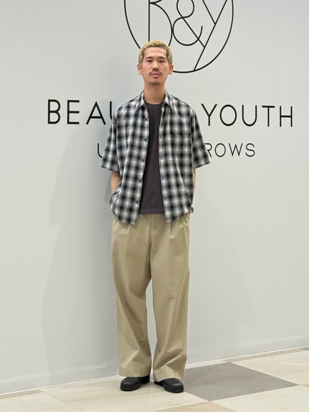 BEAUTY&YOUTH UNITED ARROWSのクール 2プリーツ チノ パンツ NO.10 