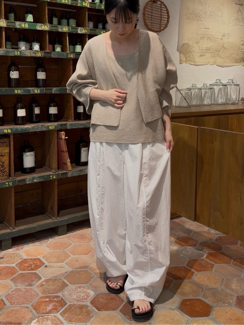 BEARDSLEY | リネンインレイカーディガン | Rakuten Fashion(楽天