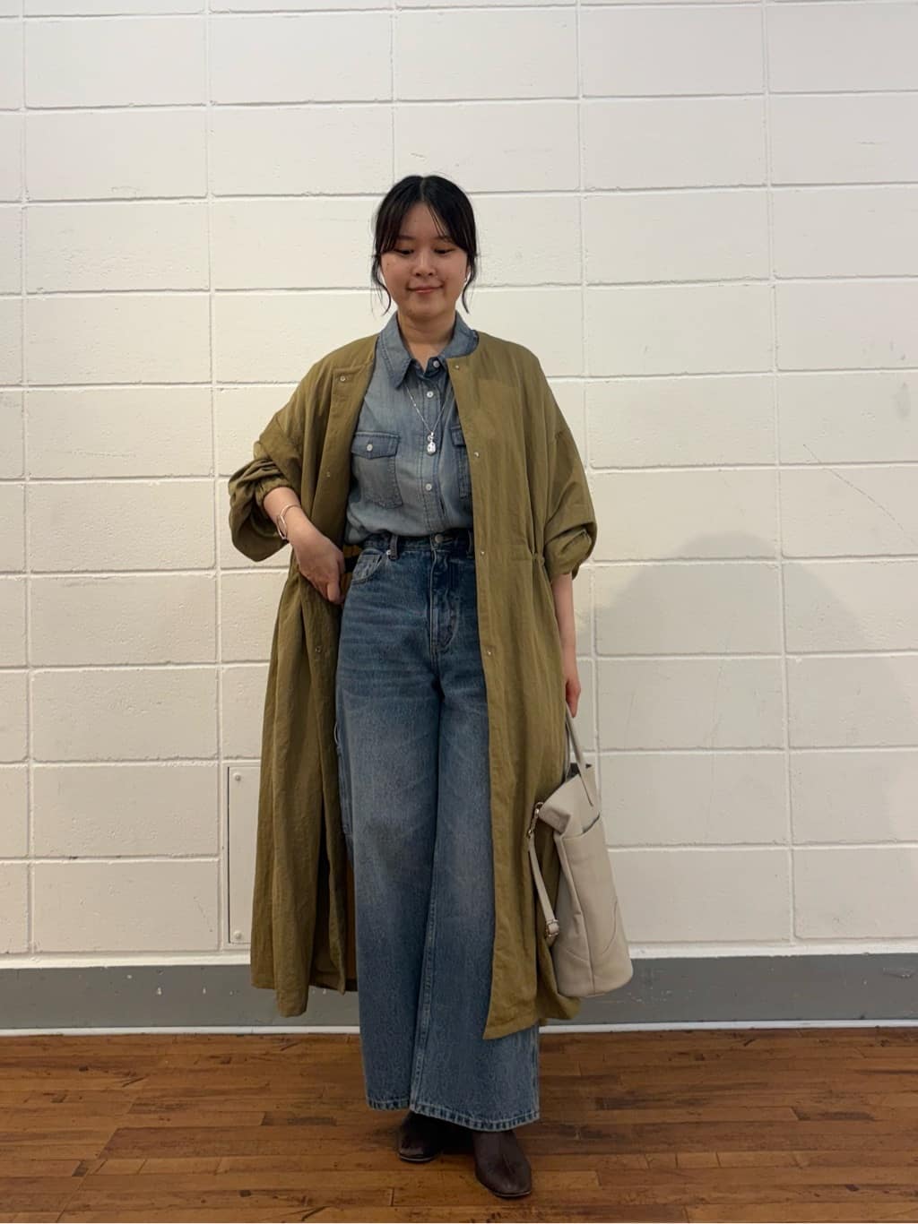 BEARDSLEY | シフォンデニムシャツ | Rakuten Fashion(楽天