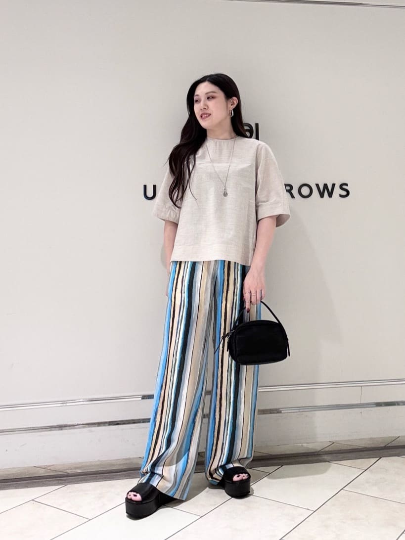 UNITED ARROWS | レザー プラットフォーム ミュール/サンダル