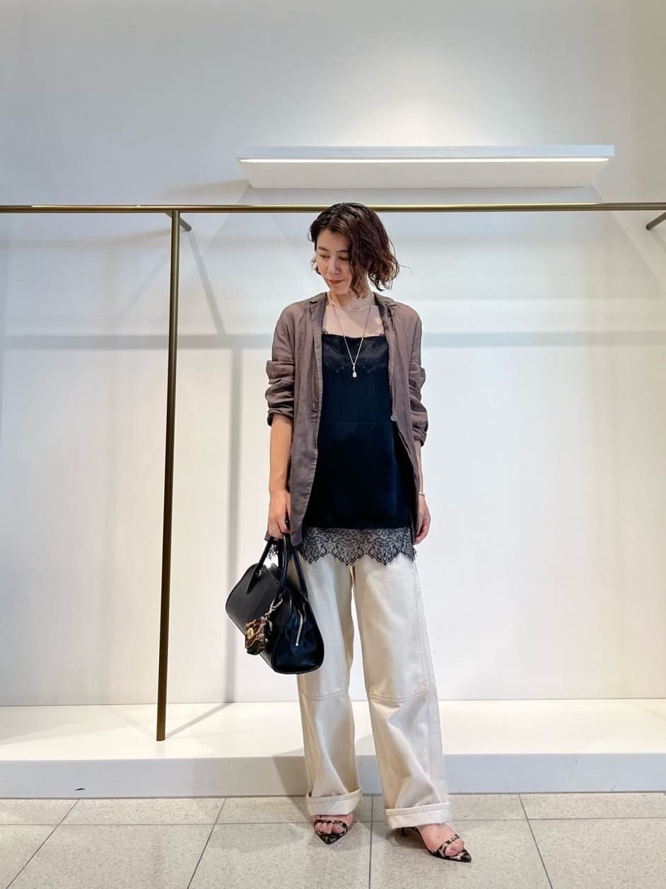 Whim Gazette | サテンレースキャミソール | Rakuten Fashion(楽天