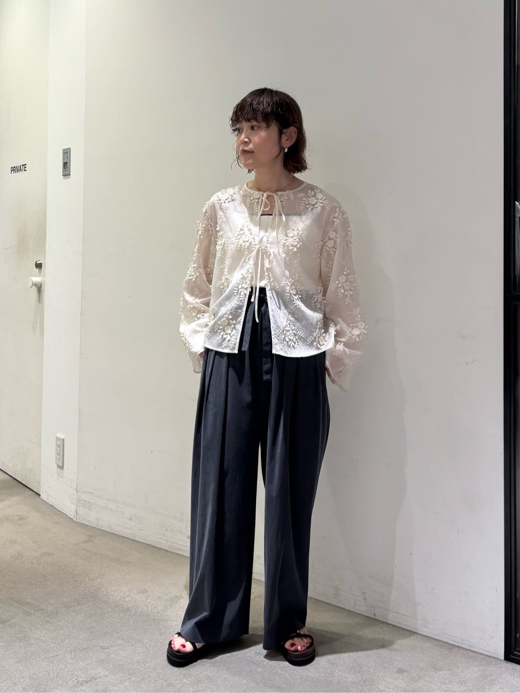 BEAUTY&YOUTH UNITED ARROWS | セルロースナイロン エンブロイダリー