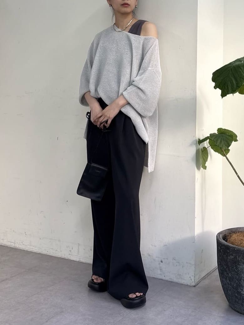 GALLARDAGALANTE | ペーパーヤーンメッシュニット | Rakuten Fashion