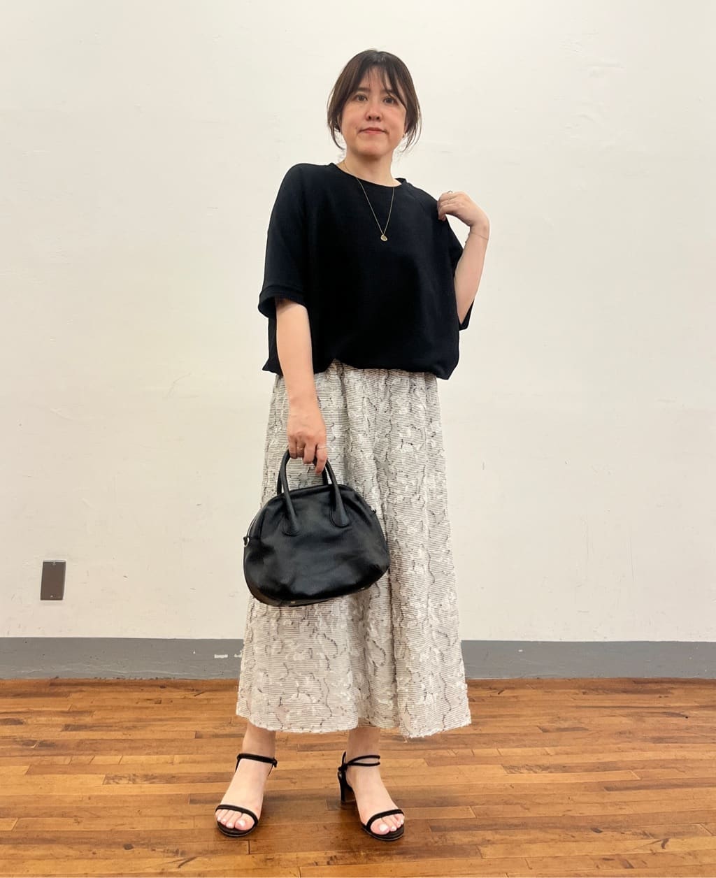 BEARDSLEY | 花ボーダージャガードサルエルパンツ | Rakuten Fashion