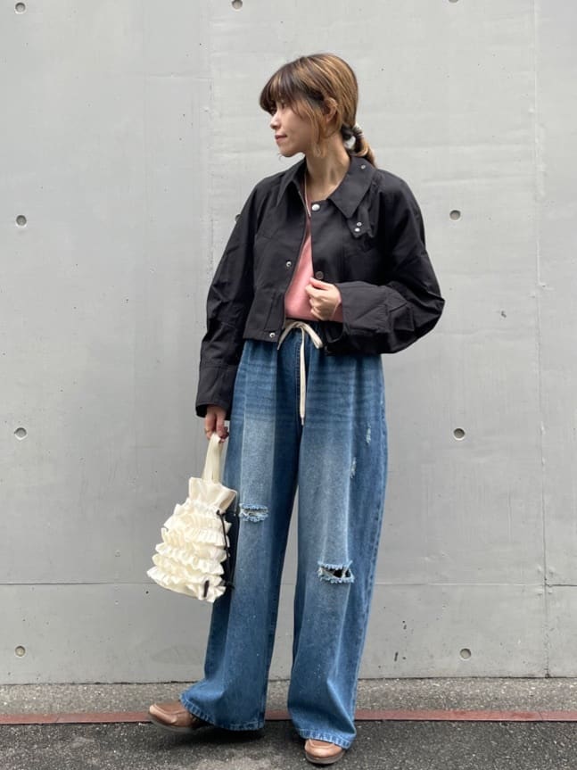 FREAK’S STOREのスタンド2way ショートシャツジャケット 25SSを使ったコーディネートを紹介します。｜Rakuten Fashion(楽天ファッション／旧楽天ブランドアベニュー)7268011