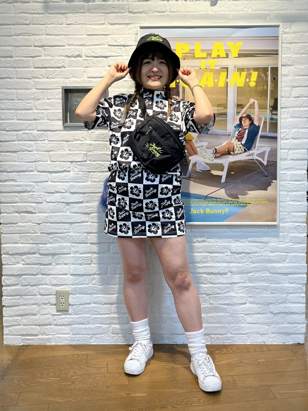 Jack Bunny!! | ハイビスカスプリントPEメッシュスカート | Rakuten